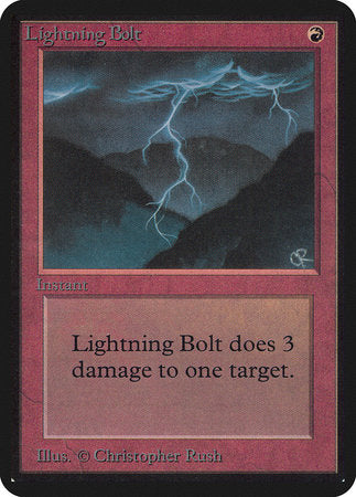 Lightning Bolt [Limited Edition Alpha] | Eastridge Sports Cards & Games