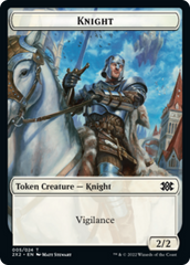 Elemental // Knight Double-sided Token [Double Masters 2022 Tokens] | Eastridge Sports Cards & Games