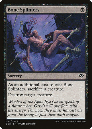 Bone Splinters [Duel Decks: Speed vs. Cunning] | Eastridge Sports Cards & Games