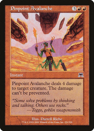 Pinpoint Avalanche [Onslaught] | Eastridge Sports Cards & Games