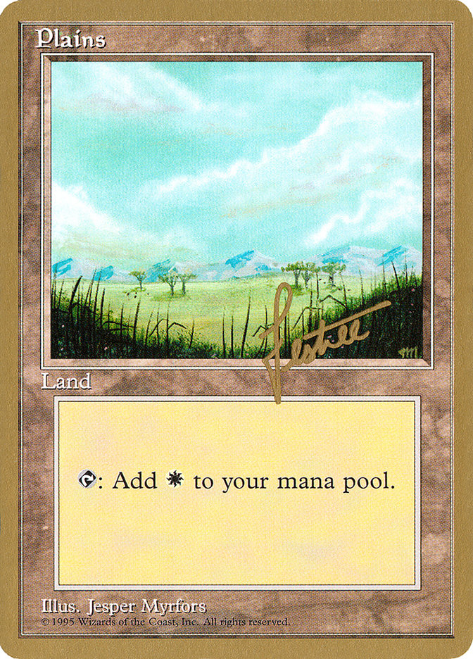 Plains (bl365) (Bertrand Lestree) [Pro Tour Collector Set] | Eastridge Sports Cards & Games