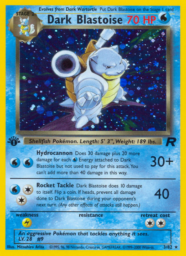 Dark Blastoise (3/82) [Team Rocket 1st Edition] | Eastridge Sports Cards & Games