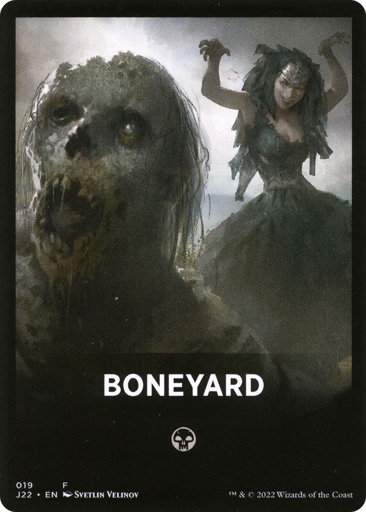 Boneyard Theme Card [Jumpstart 2022 Front Cards] | Eastridge Sports Cards & Games