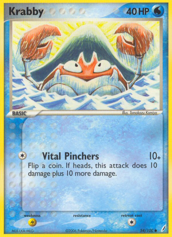 Krabby (54/100) [EX: Crystal Guardians] | Eastridge Sports Cards & Games