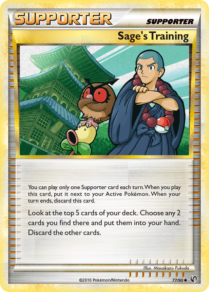 Sage's Training (77/90) [HeartGold & SoulSilver: Undaunted] | Eastridge Sports Cards & Games