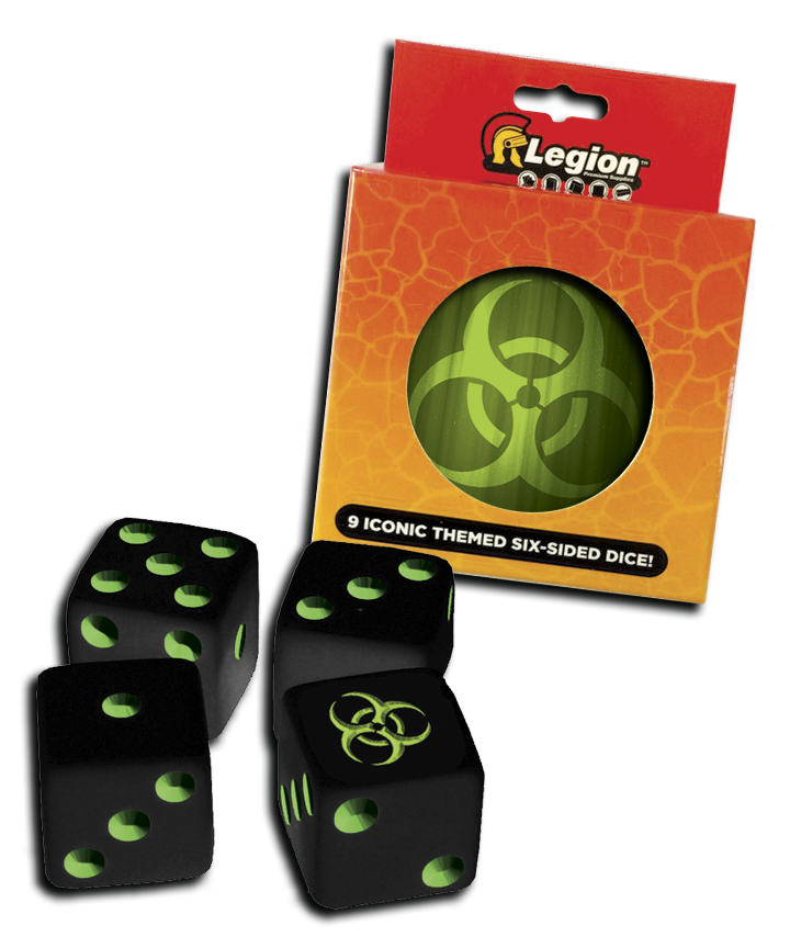 Legion - Iconic Dice D6 Tin: Bio (SET OF 9) | Eastridge Sports Cards & Games