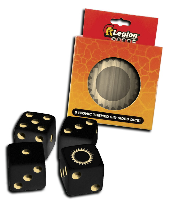 Legion - Iconic Dice D6 Tin: Sun (SET OF 9) | Eastridge Sports Cards & Games