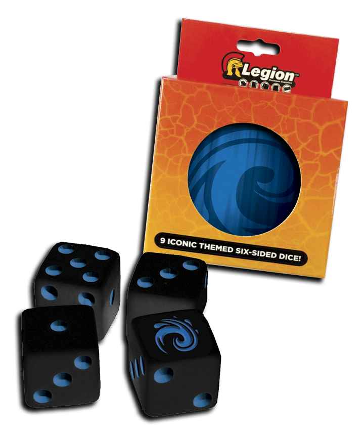 Legion - Iconic Dice D6 Tin: Water (SET OF 9) | Eastridge Sports Cards & Games