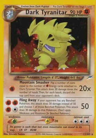 Dark Tyranitar (11/105) [Neo Destiny Unlimited] | Eastridge Sports Cards & Games