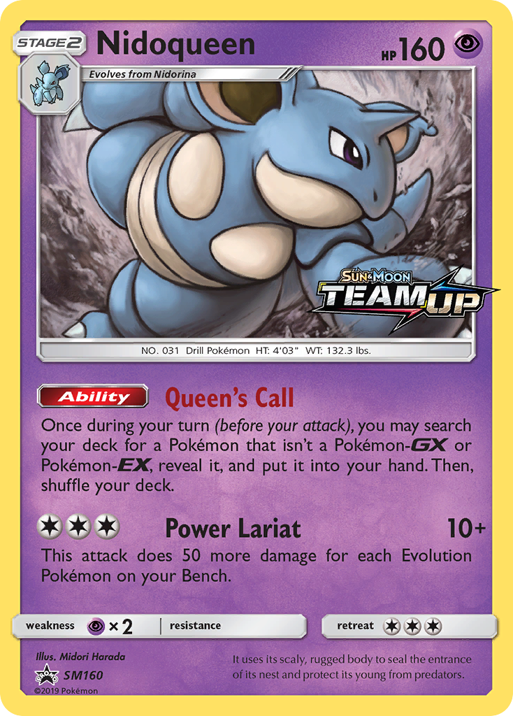 Nidoqueen (SM160) [Sun & Moon: Black Star Promos] | Eastridge Sports Cards & Games