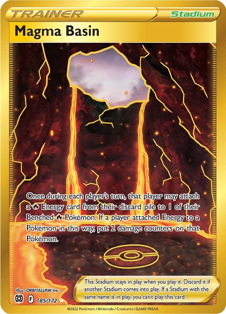 Magma Basin (185/172) [Sword & Shield: Brilliant Stars] | Eastridge Sports Cards & Games