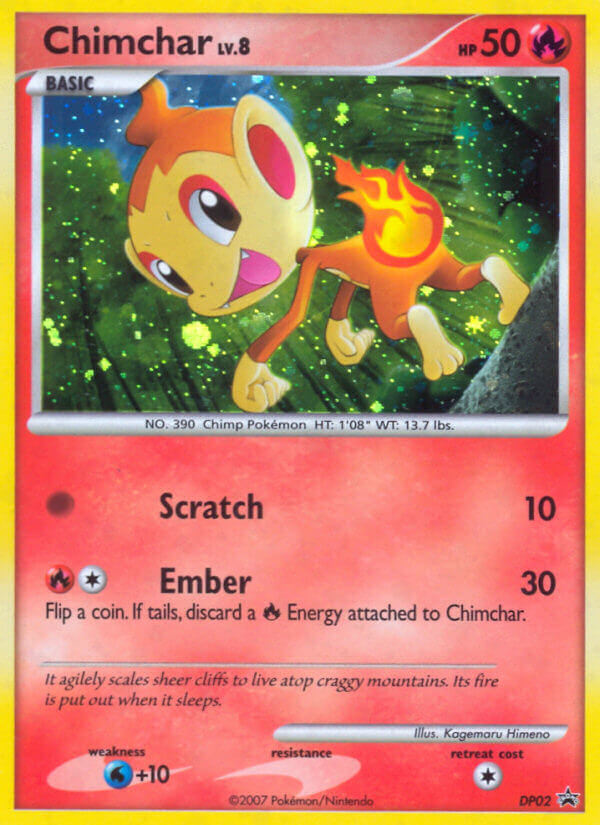 Chimchar (DP02) [Diamond & Pearl: Black Star Promos] | Eastridge Sports Cards & Games