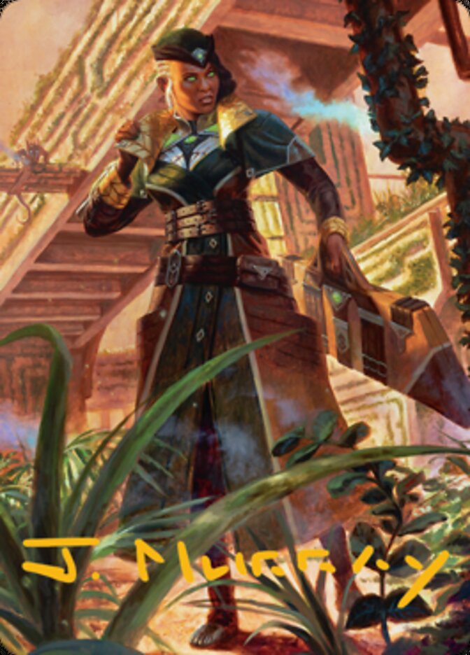 Vivien on the Hunt Art Card (Gold-Stamped Signature) [Streets of New Capenna Art Series] | Eastridge Sports Cards & Games