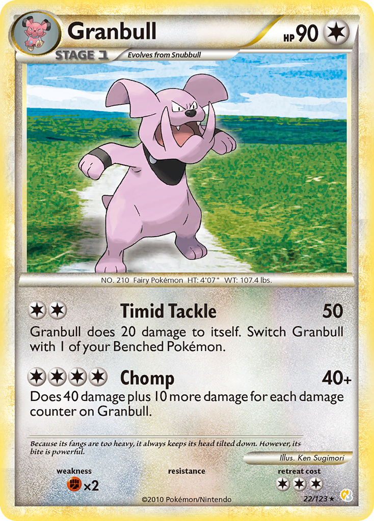 Granbull (22/123) [HeartGold & SoulSilver: Base Set] | Eastridge Sports Cards & Games