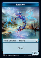 Illusion // Saproling Token [Commander Legends Tokens] | Eastridge Sports Cards & Games
