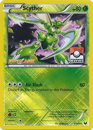 Scyther (4/108) (League Promo 3rd Place) [Black & White: Dark Explorers] | Eastridge Sports Cards & Games