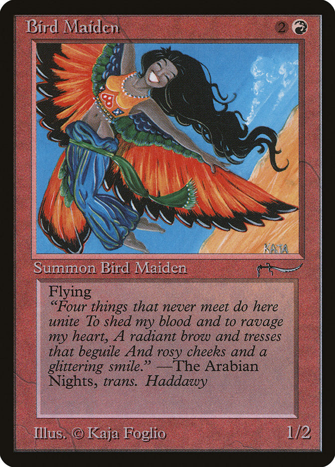 Bird Maiden (Dark Mana Cost) [Arabian Nights] | Eastridge Sports Cards & Games