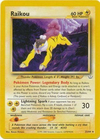 Raikou (22/64) [Neo Revelation Unlimited] | Eastridge Sports Cards & Games
