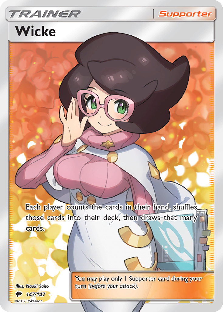 Wicke (147/147) [Sun & Moon: Burning Shadows] | Eastridge Sports Cards & Games