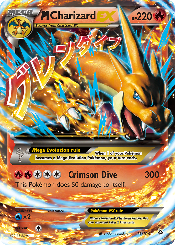 M Charizard EX (13/106) [XY: Flashfire] | Eastridge Sports Cards & Games