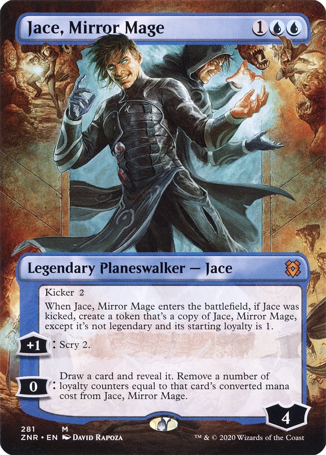 Jace, Mirror Mage (Borderless) [Zendikar Rising] | Eastridge Sports Cards & Games