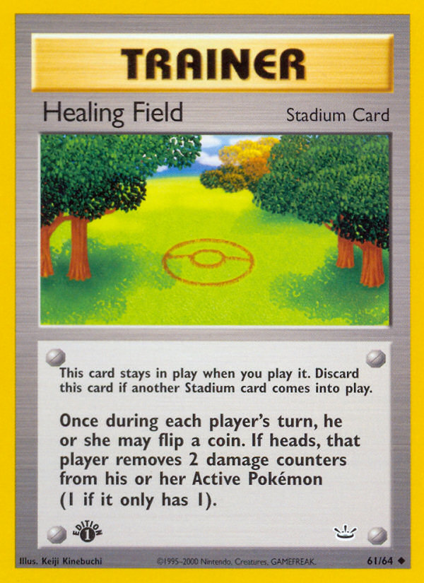 Healing Field (61/64) [Neo Revelation 1st Edition] | Eastridge Sports Cards & Games