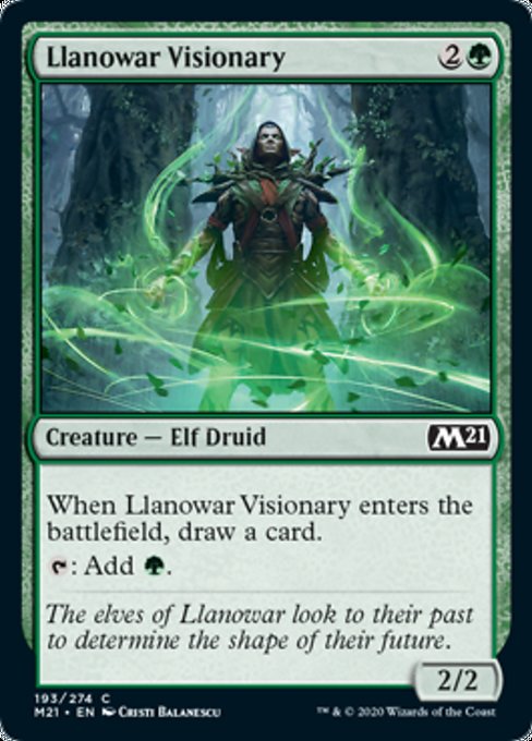 Llanowar Visionary [Core Set 2021] | Eastridge Sports Cards & Games