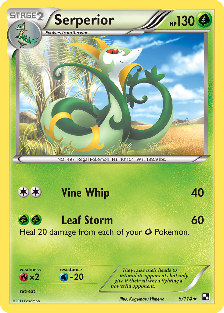 Serperior (5/114) [Black & White: Base Set] | Eastridge Sports Cards & Games