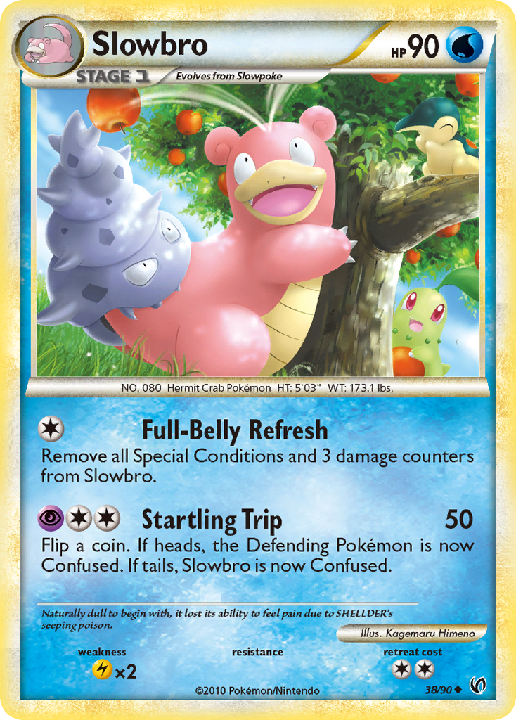 Slowbro (38/90) [HeartGold & SoulSilver: Undaunted] | Eastridge Sports Cards & Games