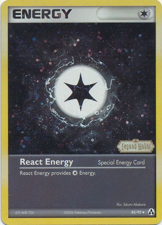 React Energy (82/92) (Stamped) [EX: Legend Maker] | Eastridge Sports Cards & Games