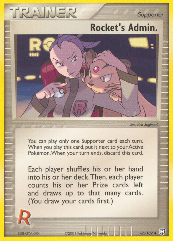 Rocket's Admin. (86/109) [EX: Team Rocket Returns] | Eastridge Sports Cards & Games