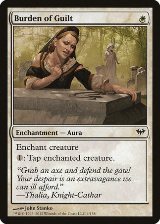 Burden of Guilt [Dark Ascension] | Eastridge Sports Cards & Games