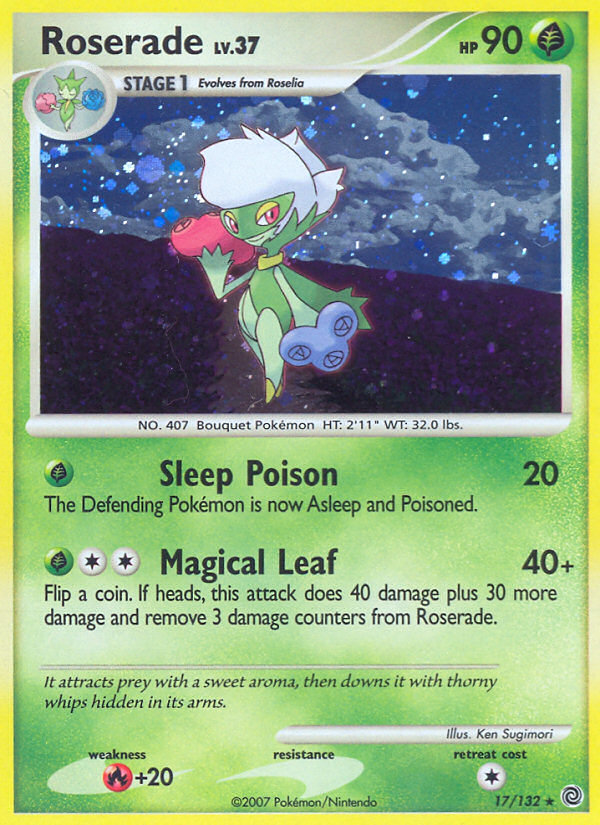 Roserade (17/132) [Diamond & Pearl: Secret Wonders] | Eastridge Sports Cards & Games