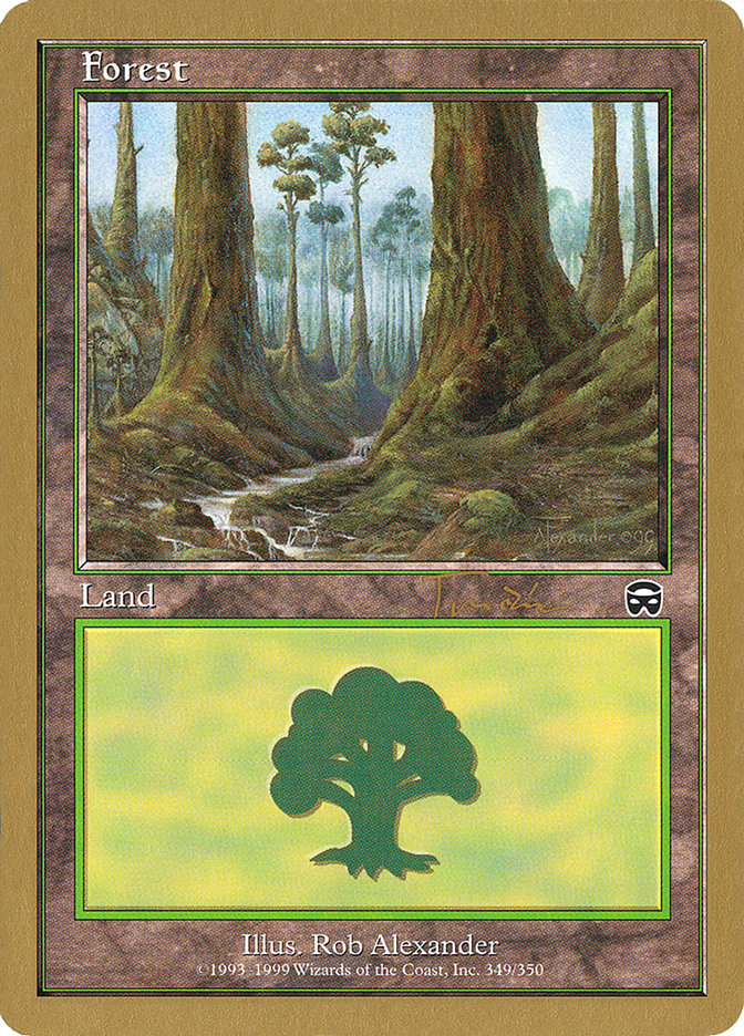 Forest (jt349) (Jan Tomcani) [World Championship Decks 2001] | Eastridge Sports Cards & Games