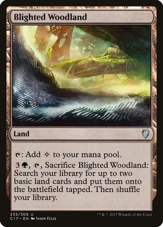 Blighted Woodland [Commander 2017] | Eastridge Sports Cards & Games