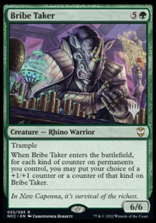 Bribe Taker (Promo Pack) [Streets of New Capenna Commander Promos] | Eastridge Sports Cards & Games