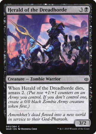 Herald of the Dreadhorde [War of the Spark] | Eastridge Sports Cards & Games