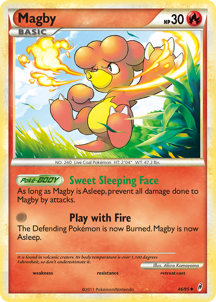 Magby (46/95) [HeartGold & SoulSilver: Call of Legends] | Eastridge Sports Cards & Games
