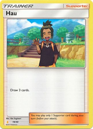 Hau (19/30) [Sun & Moon: Trainer Kit - Alolan Raichu] | Eastridge Sports Cards & Games