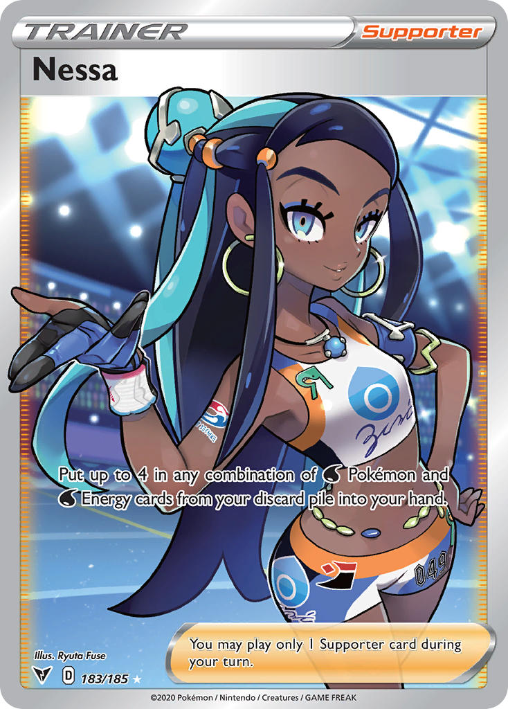 Nessa (183/185) [Sword & Shield: Vivid Voltage] | Eastridge Sports Cards & Games