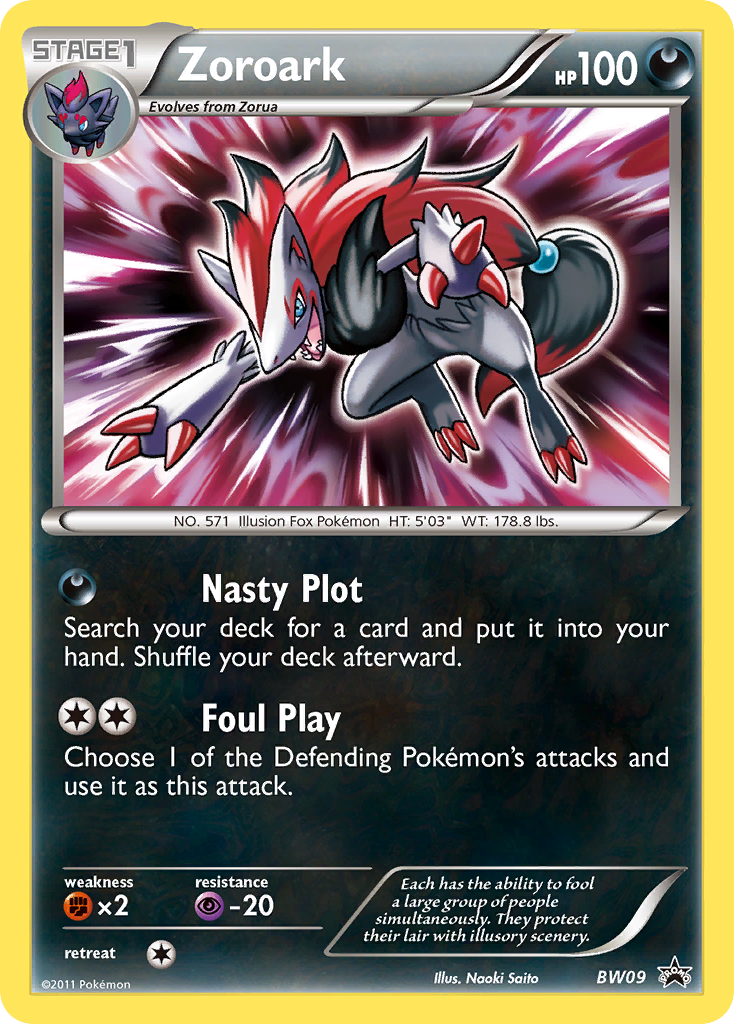 Zoroark (BW09) [Black & White: Black Star Promos] | Eastridge Sports Cards & Games