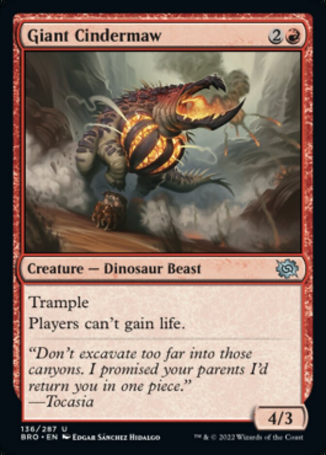 Giant Cindermaw [The Brothers' War] | Eastridge Sports Cards & Games