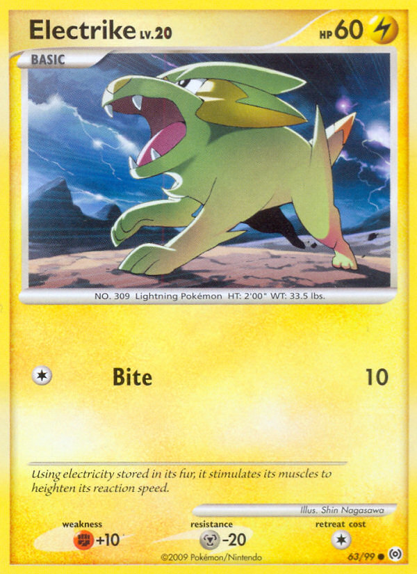 Electrike (63/99) [Platinum: Arceus] | Eastridge Sports Cards & Games