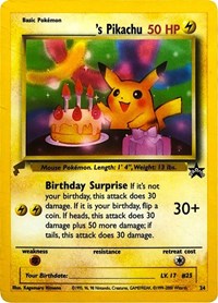 Pikachu (24) (Birthday) [Pikachu World Collection Promos] | Eastridge Sports Cards & Games