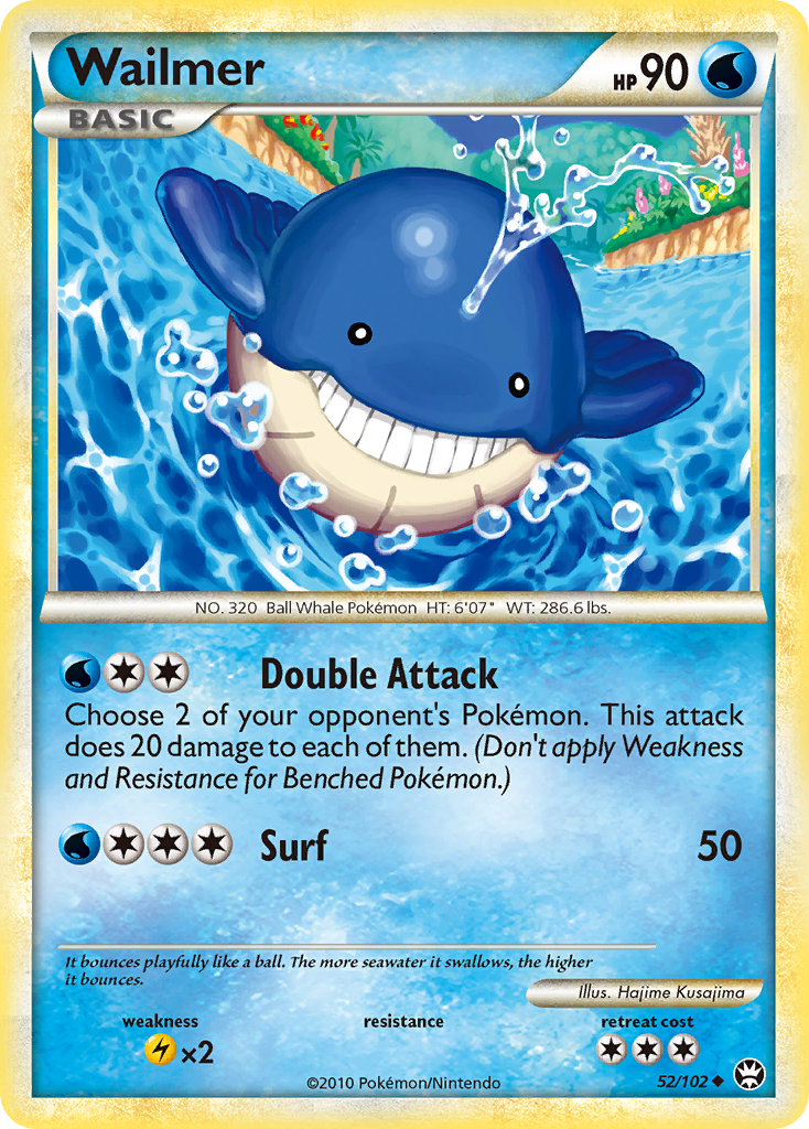 Wailmer (52/102) [HeartGold & SoulSilver: Triumphant] | Eastridge Sports Cards & Games