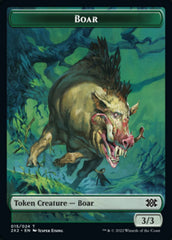 Boar // Soldier Double-sided Token [Double Masters 2022 Tokens] | Eastridge Sports Cards & Games