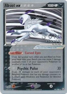 Absol ex (92/108) (Flyvees - Jun Hasebe) [World Championships 2007] | Eastridge Sports Cards & Games