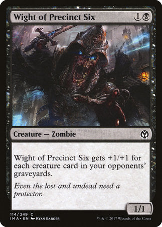 Wight of Precinct Six [Iconic Masters] | Eastridge Sports Cards & Games