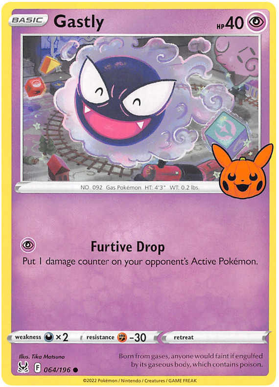 Gastly (064/196) [Trick or Trade 2023] | Eastridge Sports Cards & Games