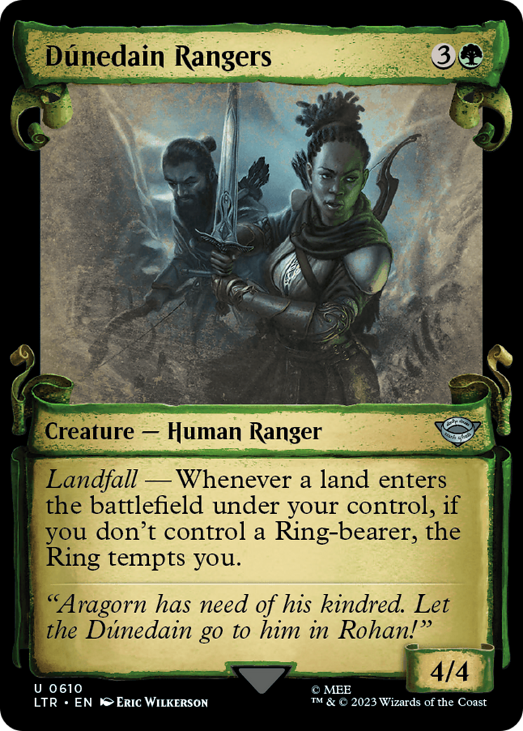 Dunedain Rangers [The Lord of the Rings: Tales of Middle-Earth Showcase Scrolls] | Eastridge Sports Cards & Games